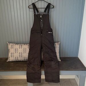 Arctix Kids Black Insulated Overalls